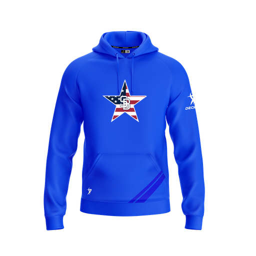 [FOLHSMRY-YXS-LOGO1] Decker Summit Hoodie (Youth XS, Royal, Logo 1)