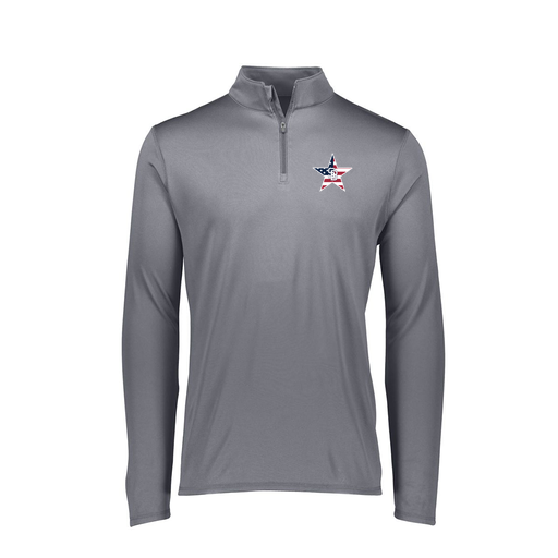 [FTLQFLGY-FAXS-LOGO1] Decker Women's Flex-Lite 1/4 Zip Shirt (Female Adult XS, Gray, Logo 1)