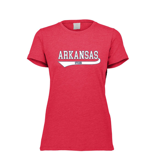 [FTSCUBRD-FAXS-LOGO2] Decker Women's Tri-Blend T-Shirt - Short Sleeve (Female Adult XS, Red, Logo 2)