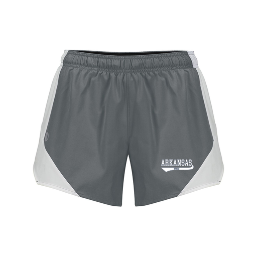 [229489.R04.S-LOGO2] Girls Olympus Shorts (Female Youth S, Gray, Logo 2)