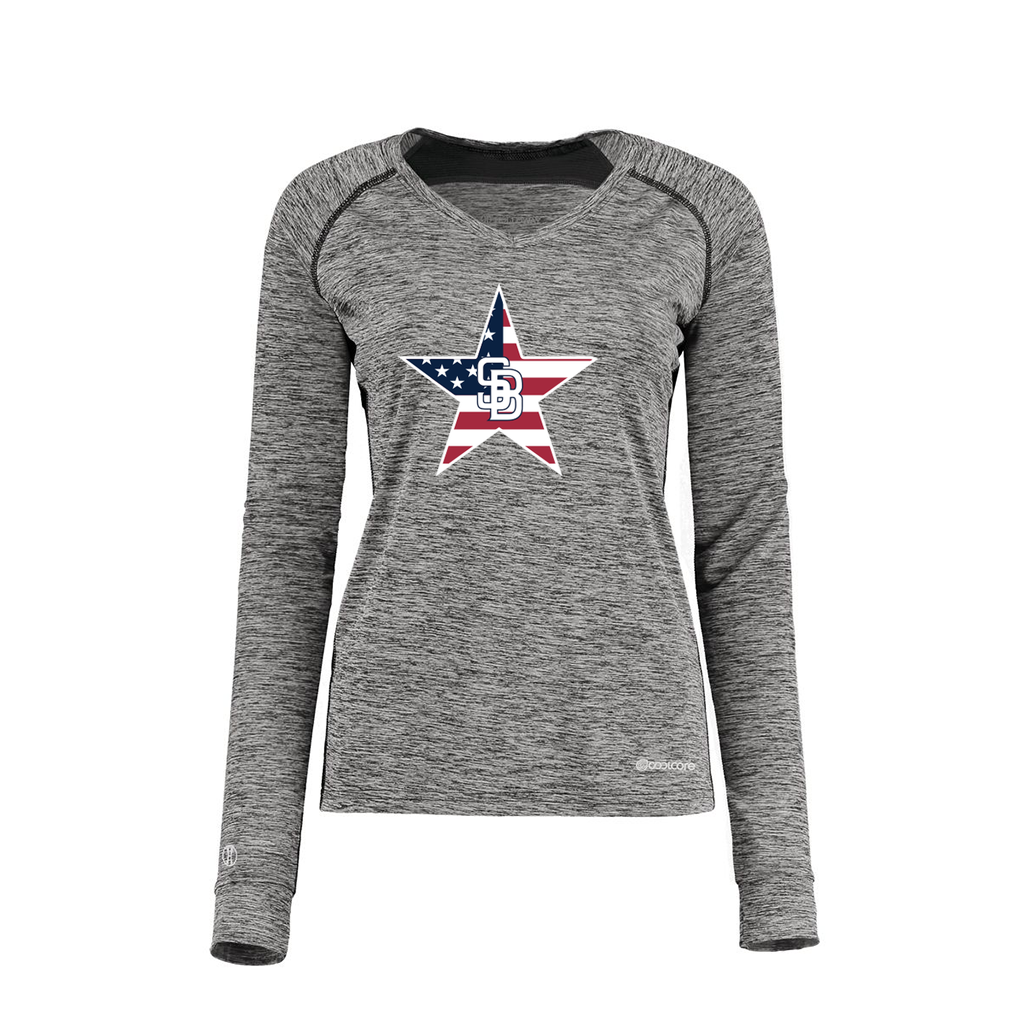 Ladies Electric Long Sleeve Shirt