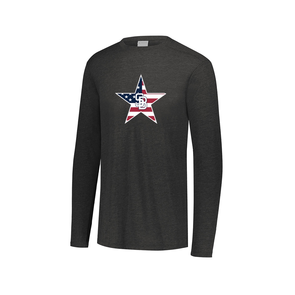 Decker Men's Tri-Blend T-Shirt - Long Sleeve