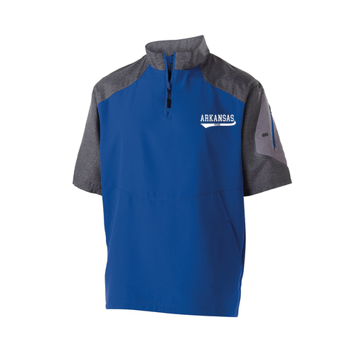 [229545.H02.XS-LOGO2] Men's Raider SS Pullover (Adult XS, Royal, Logo 2)