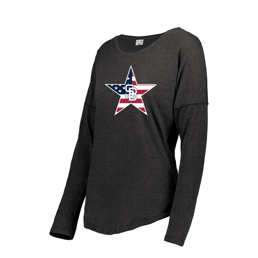 Decker Women's Tri-Blend T-Shirt - Long Sleeve